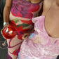 Robe longue de soirée en mousseline de soie, élégante et rêveuse, à bretelles spaghetti, rose, à volants superposés, robe de bal gh2905
