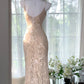 Rosa geblümtes Ballkleid, langes Chiffon-Date-Kleid, Abendkleid, Geburtstagskleid, Hochzeitskleid, Stil, Kernästhetik, gh4530