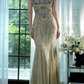 Vintage, langes, elegantes Chiffonkleid mit Perlenstickerei, ideal für Homecoming, Ball, Abendveranstaltungen, Geburtstagsfeiern, Dates oder Abschlussbälle (gh4681).