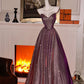 Purple Fashion Gorgeous Shining Elegant Long Fashion Dress gh6645