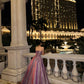 Purple Fashion Gorgeous Shining Elegant Long Fashion Dress gh6645