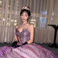 Purple Fashion Gorgeous Shining Elegant Long Fashion Dress gh6645