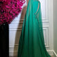 girlhomeshops-Grünes, langärmeliges Abendkleid mit schimmerndem Chiffon und tiefem V-Ausschnitt gh6263