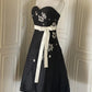 Black and White Elegant Stylish Exquisite Beaded Midi/Short Satin Homecoming Dresses Prom Dresses Evening Dresses Party Dresses Prom Dresses gh3999
