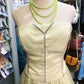 Robe de soirée longue en tulle jaune, élégante et exquise, robe de soirée d'anniversaire, robe de bal gh4282