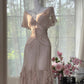 Rosa funkelndes kurzes Homecoming-Kleid aus Chiffon, Ballkleid, Abendkleid, Partykleid, gh4747