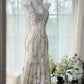 Robe de bal longue en mousseline de soie, robe de soirée, robe d'anniversaire, robe de mariée, gh4529