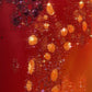 Burgunderrotes, orangefarbenes Ballkleid mit Blumenmuster, lang, Chiffon, für Verabredungen, Abendkleid, Geburtstagskleid, Hochzeitskleid, gh4532