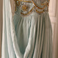 Light Blue Fashionable Elegant Greek Goddess Gown Long Chiffon Floor Length Trailing Ball Gown Evening Gown Party Dress gh4266