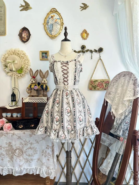 Girlhomeshops-Floral vintage short chiffon homecoming dress birthday dress gh5207