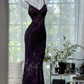 Schwarzes glänzendes Vintage-Kleid mit exquisiter Perlen-Satinspitze, langes Heimkehrkleid, Ballkleid, Abendkleid, Partykleid, gh4823