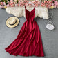Simple V Neck Short Dress A Line Fashion Dress  10879