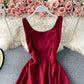 Simple A Line Short Dress Fashion Ddress  10878