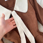 Sweet Corduroy Long Sleeve Dress Fashion Dress  10853