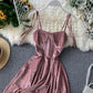 Cute Velvet Short A Line Dress Fashion Dress  10789
