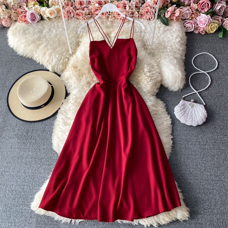 Einfaches kurzes Kleid in A-Linie Modekleid 10867