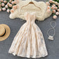 Sweet A Line Spaghetti Dress Fashion Dress  10812
