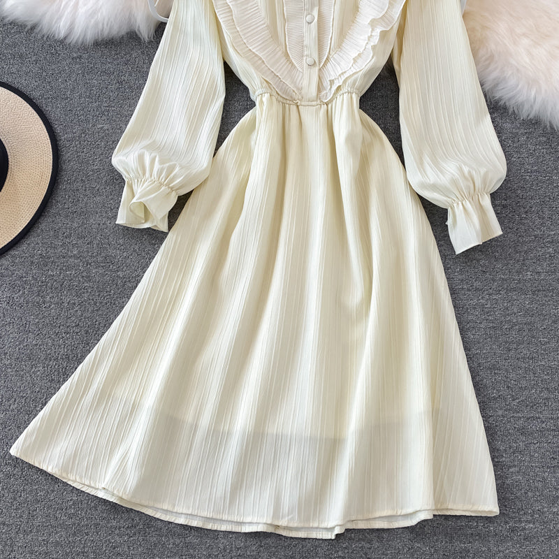 Sweet A Line Chiffon Short Dress Fashion Dress  10796