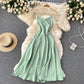 Cute V Neck Short A Line Dress Fashion Dress  10826