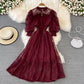 Cute Lace A Line Dress Lace Fashion Dress  10795