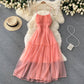 Cute A Line Tulle Short Dress Fashion Dress  10777