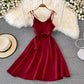 Cute V Neck Short Dress A Line Fashion Dress  10715