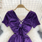 Sexy Bow Short A Line Dress Fashion Dress  10656