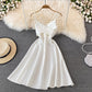 Cute V Neck Short Dress A Line Fashion Dress  10715