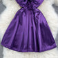 Sexy Bow Short A Line Dress Fashion Dress  10656