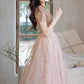 Cute tulle beads short prom dress A line party dress  10519