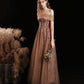 Shiny tulle sequins tea length prom dress evening dress  10412