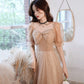 Cute tulle long prom dress A line evening dress  10430