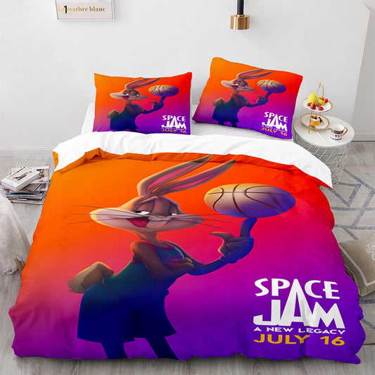 Parure de lit avec housse de couette et taies d'oreiller pour adolescents et adultes, taille King size, DGL1005