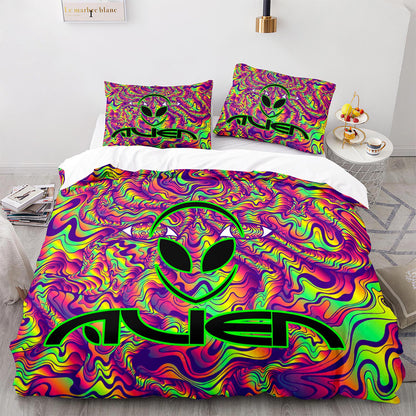 Parure de lit avec housse de couette et taies d'oreiller pour adolescents et adultes, taille King size, WXR1005