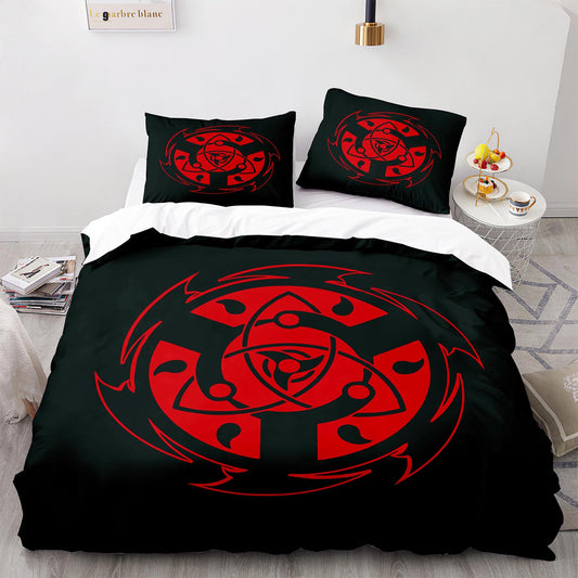 Parure de lit avec housse de couette et taies d'oreiller pour adolescents et adultes, taille King size, HYL1006