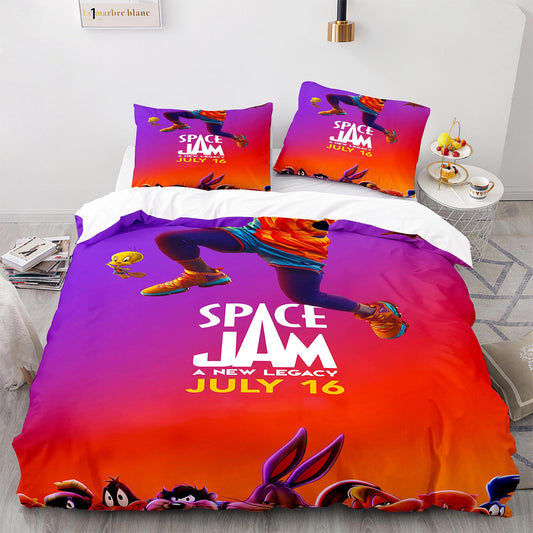 Parure de lit avec housse de couette et taies d'oreiller pour adolescents et adultes, taille King size, DGL1008