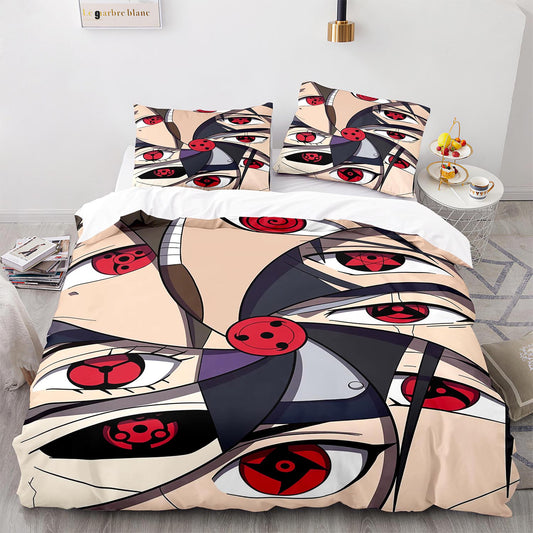 Parure de lit avec housse de couette et taies d'oreiller pour adolescents et adultes, taille King size, HYL1008