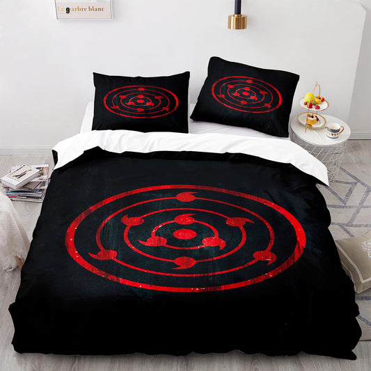 Parure de lit avec housse de couette et taies d'oreiller pour adolescents et adultes, taille King size, HYL1011