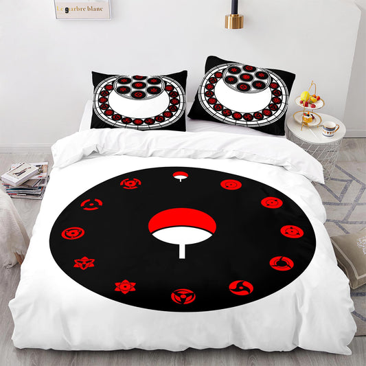 Parure de lit avec housse de couette et taies d'oreiller pour adolescents et adultes, taille King size, HYL1014