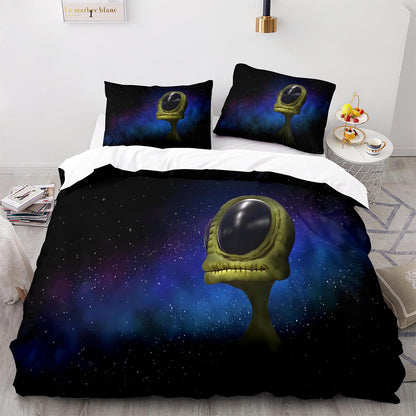 Parure de lit avec housse de couette et taies d'oreiller pour adolescents et adultes, taille King size, WXR1015