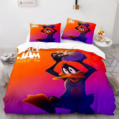 Parure de lit avec housse de couette et taies d'oreiller pour adolescents et adultes, taille King size, DGL1015
