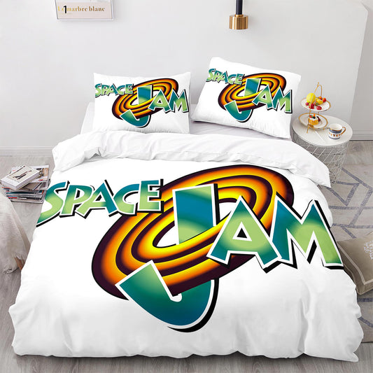 Parure de lit avec housse de couette et taies d'oreiller pour adolescents et adultes, taille King size, DGL1018