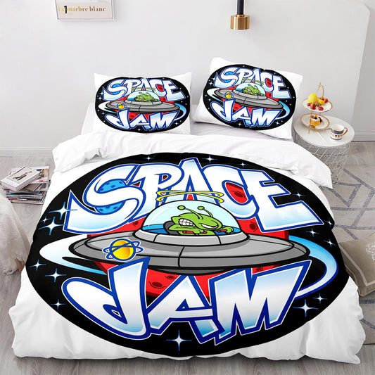 Parure de lit avec housse de couette et taies d'oreiller pour adolescents et adultes, taille King size, DGL1019