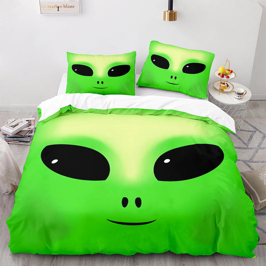 Parure de lit avec housse de couette et taies d'oreiller pour adolescents et adultes, taille King size, WXR1024