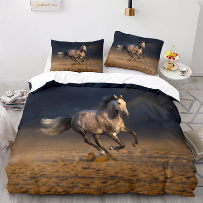 Parure de lit avec housse de couette et taies d'oreiller pour adolescents et adultes, taille King size, M1066