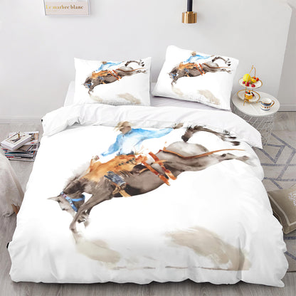 Parure de lit avec housse de couette et taies d'oreiller pour adolescents et adultes, taille King size, M1075