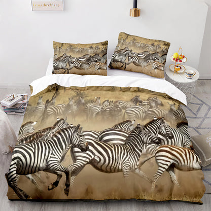 Parure de lit avec housse de couette et taies d'oreiller pour adolescents et adultes, taille King size, M1109