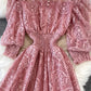 Cute Lace A Line Dress Lace Fashion Dress  10795