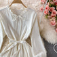 Cute A Line Short Dress Long Sleeve Fashion Dress  10806