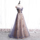 Stylish tulle sequins long prom dress formal dress  8368